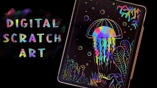Scratch Art in Procreate Tutorial | Digital Art For Beginners
