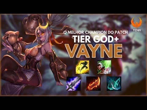 O MELHOR CHAMPION DO PATCH *TIER GOD+* - VAYNE ADC GAMEPLAY [PT-BR]