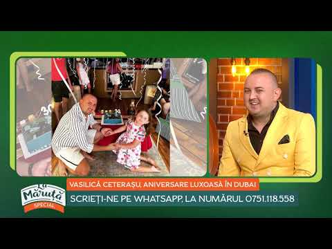 Vasilică Ceterașu, aniversare luxoasă în Dubai
