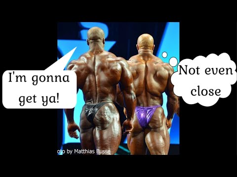 How close was *Shawn Rhoden* to catching *Phil Heath* in 2016?