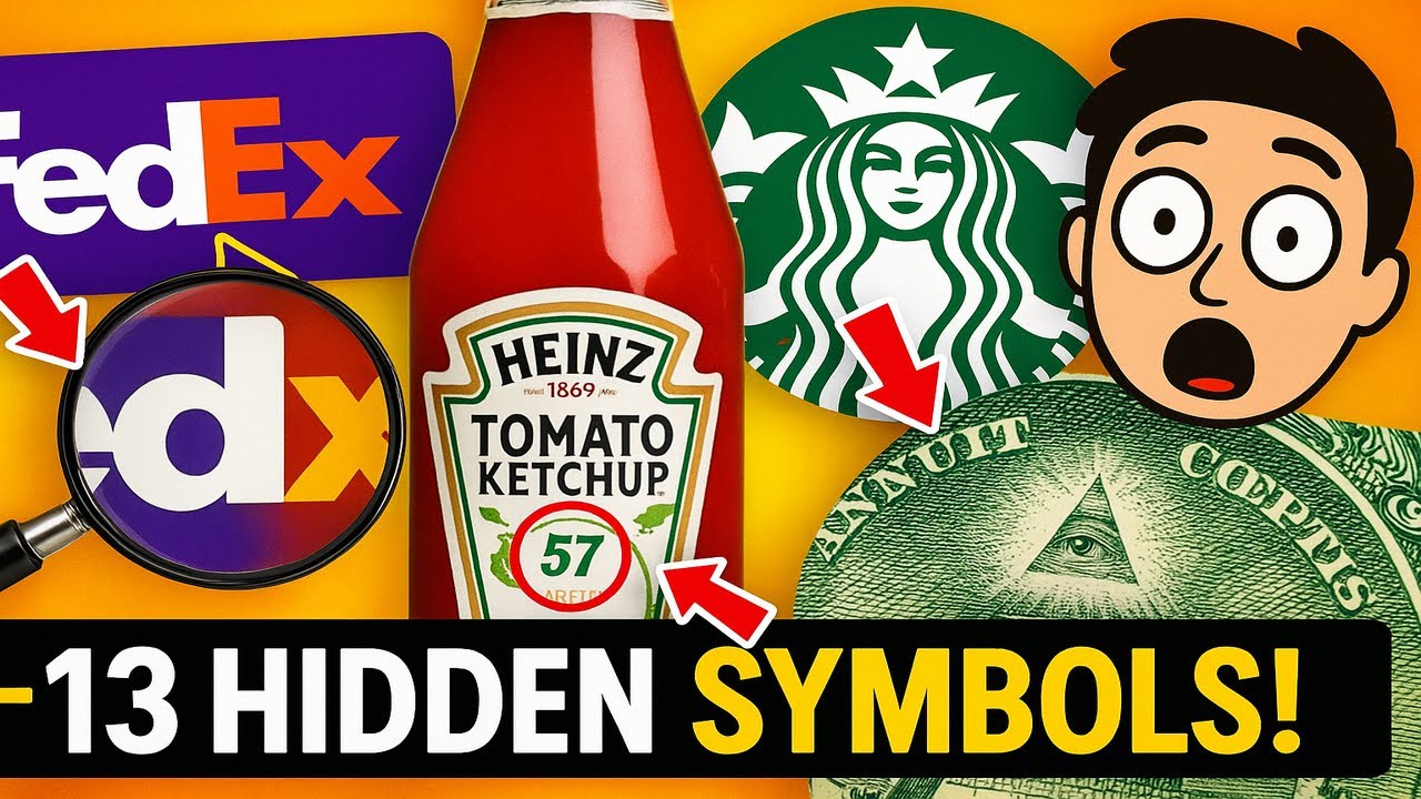 13 Hidden Symbols in Logos You’ve Never Noticed 👀