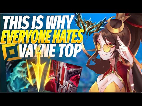 THIS IS WHY EVERYONE HATES PLAYING  AGAINST VAYNE TOP SEASON 12 | RANK 1 VAYNE