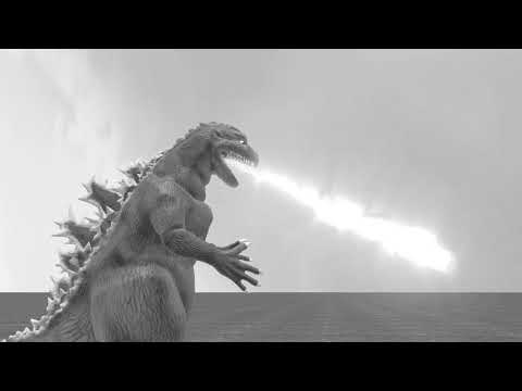 Godzilla 54 beam test after effects [SFM]
