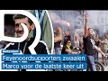 Kijk hier naar het indrukwekkende eerbetoon voor overleden Feyenoordsupporter Marco (50) bij De Kuip