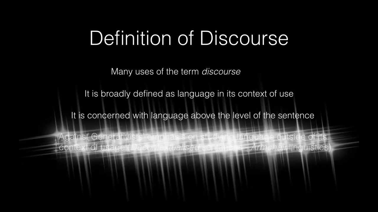 Discourse For ELT Introduction