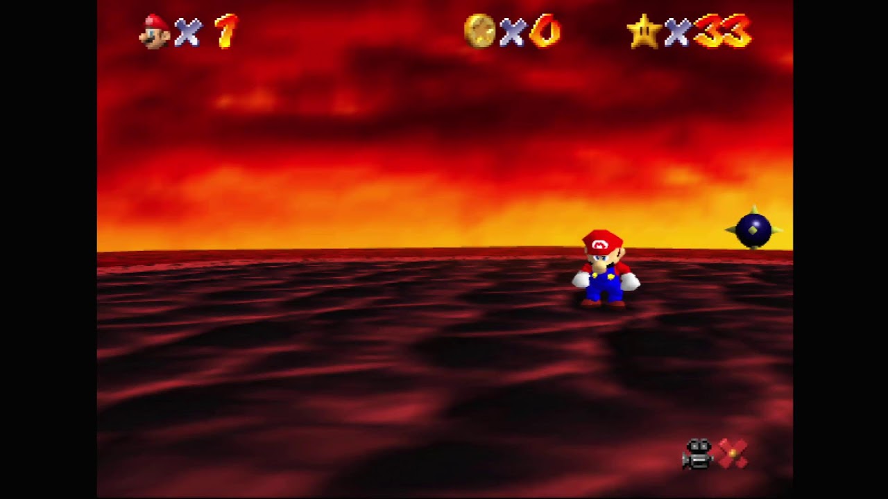 Beating Mario 64 for the first time