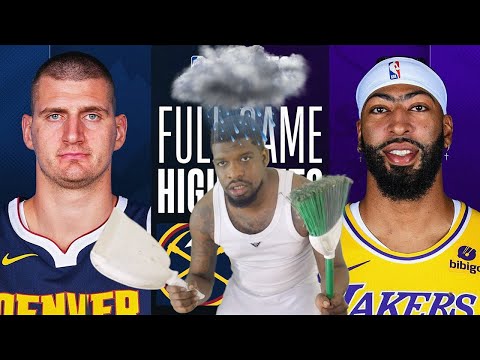 GET THE BROOMS OUT.. #2 NUGGETS at #7 LAKERS | FULL GAME 3 HIGHLIGHTS | April 25, 2024