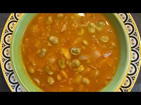 ZUPPA DI FAVE LIGHT-cottura senza grassi aggiunti/DIETARY FAVA BEANS SOUP/SOPA DE HABAS LIGHT