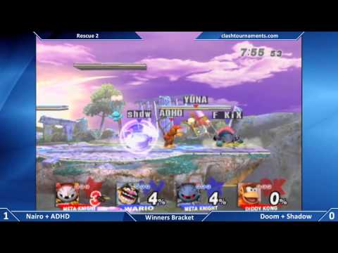 Rescue 2 SSBB - Nairo + ADHD vs Doom + Shadow