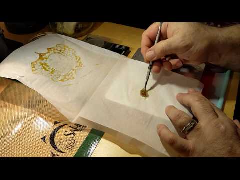 part 2 results from pressing gLeaf Kimbo Kush