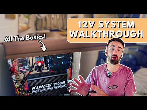 12V Electrical System for Toyota Hiace Van Conversion | Full Walkthrough + Diagram