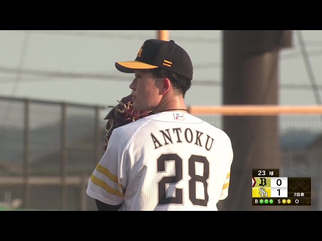 【ファーム】富士大ルーキー対決を制す!! ホークス・安德駿 直球勝負で空振り三振を奪う!! 2025年7月15日 福岡ソフトバンクホークス 対 オリックス・バファローズ