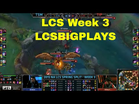 TSM vs Team Impulse NA LCS Week 3 LCSBIGPLAYS