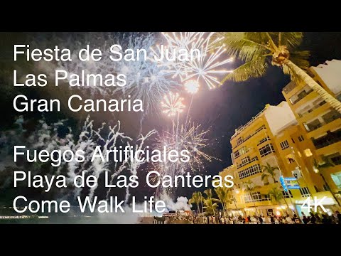 Fiesta de San Juan en Las Palmas de Gran Canaria - 2023 - 4K