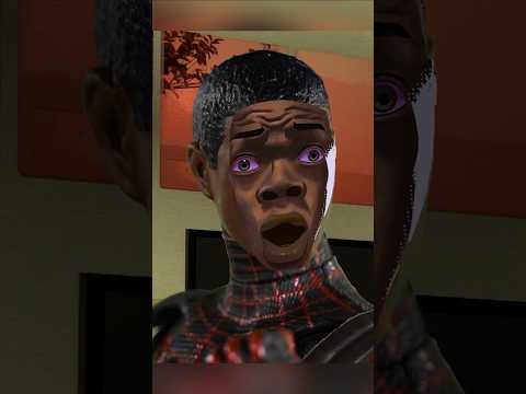 Miles Morales Can't Handle Prowler's Mixtape  #spiderman #stopmotion #shorts