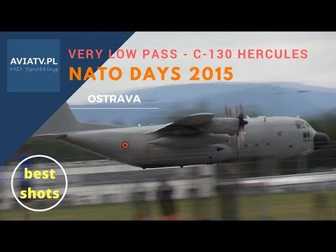 Dny NATO 2015 - very low pass - C-130 Hercules - NATO Days