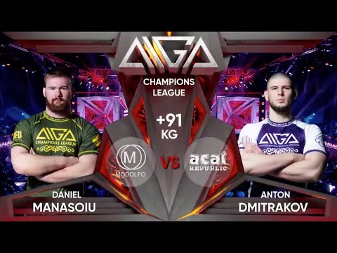 AIGA CHAMPIONS LEAGUE FINAL+91kg              DANIEL MANASOIU/MODOLFO-ANTON DMITRAKOV/ACAI REPUBLIC
