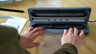 ALDI AMBIANO VAKUUMIERGERÄT / vacuum sealer / Folienschweißgerät / GT-VBS-03 / Unboxing und Test