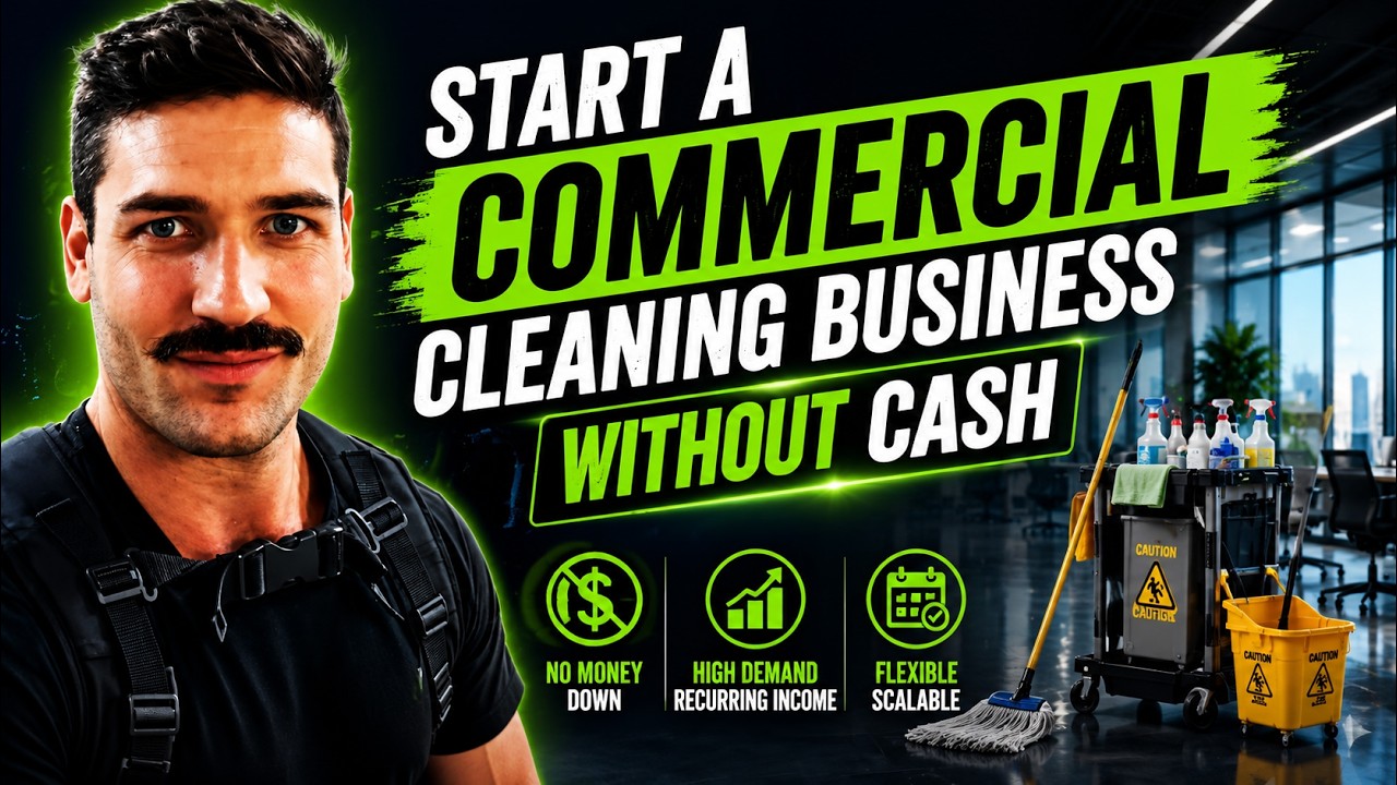 How to Start a Commercial Cleaning Business Without Cash: The Complete 2026 Funding Guide
