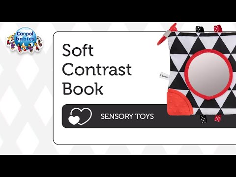 Canpol babies knyga-žaislas Soft Contrast SENSORY TOYS 68/081 video