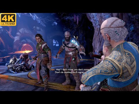 Tyr Revealed as ODIN - God of War Ragnarök (4K 60FPS)