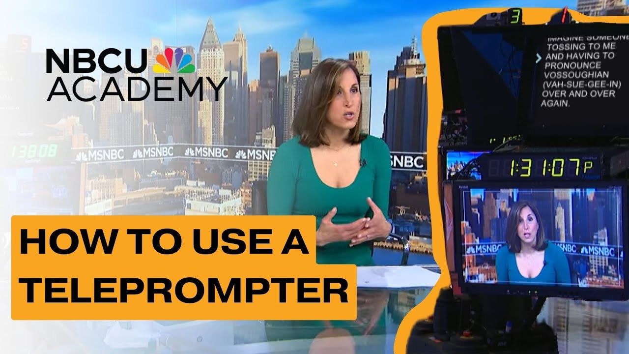 Anchoring and Teleprompters 101
