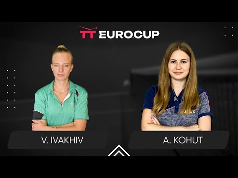 13:30 Valeriia Ivakhiv - Alina Kohut 23.03.2025 TT Euro.Cup Women Ukraine Star. TABLE 3