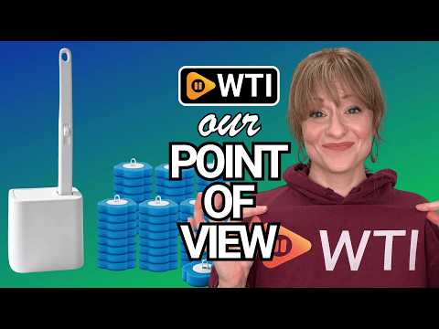 Disposable Toilet Brush Set with 48 Refills - WTI product video review