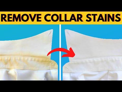 How to Remove Ring Around The Collar With Vinegar | Collar Stain removal