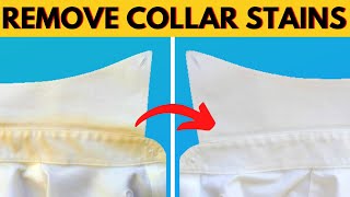 How to Remove Ring Around The Collar With Vinegar | Collar Stain removal