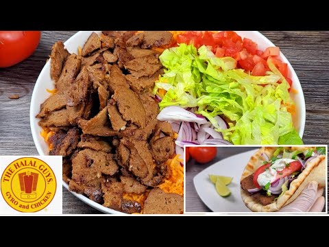 NYC Halal Guys lamb Gyro platter batter than the original  الوصفه الذى نالت اعجاب الجميع واثارت ضجه