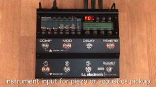 Video thumbnail for TC Electronic G-Natural Acoustic Guitar Processor by Gear4music Guitars