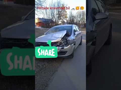 Hittade kraschad bil 🚗💥😥! #Sad moment #WSG