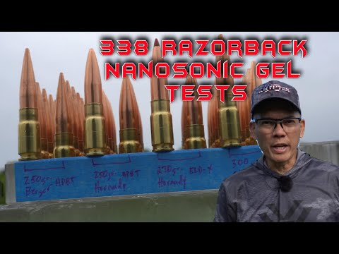 338 Razorback Nanosonic Gel Tests