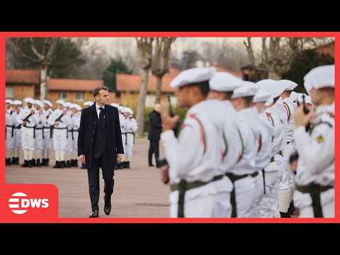 GRAND ARRIVAL: Emmanuel Macron Visits 27th Mountain Infantry Brigade | Youth Engagement | AC1Z