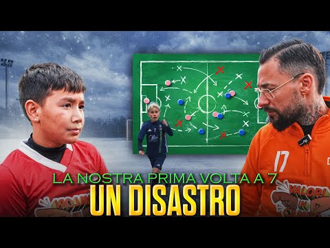 PRIMA VOLTA A 7 UN DISASTRO 😱 . Coach senza filtri “partita” . #football #kids #sports #soccer 