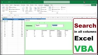 Excel VBA UserForm: Search All Columns – FREE Code &amp; Source Included!