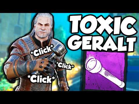 TOXIC GERALT Makes ANGRY Killers RAGE QUIT - Dead by Daylight