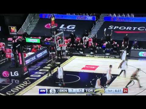 OG Anunoby crosses up Kevin Durant