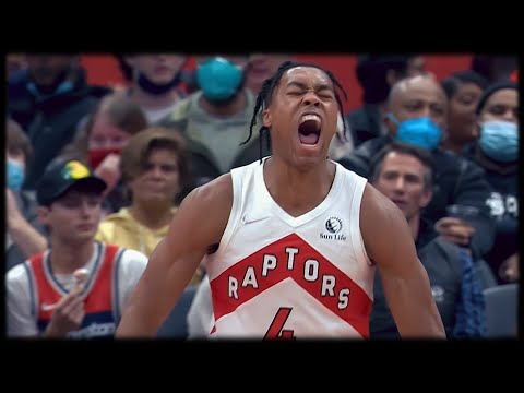Scottie Barnes Goes FULL BEAST MODE! | RAPTORS vs WIZARDS | Jan 21, 2022 | 21-22 NBA Season