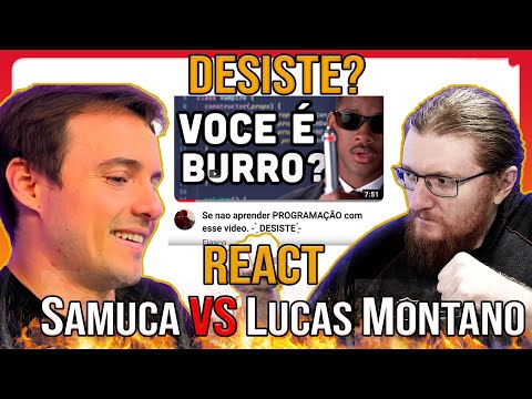 Se não aprender PROGRAMAÇÃO com esse video    ̗̀ DESISTE ̖́  Lucas Montano vs Samuca