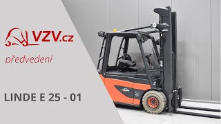 Linde E 25 - 01 electric forklift for sale - Image 4 | Forkliftonline IN Linde E 25 - 01 electric forklift | Image 4 - Forkliftonline