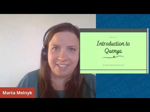 Language crash course: Quenya - Marta Melnyk | PGO 2020
