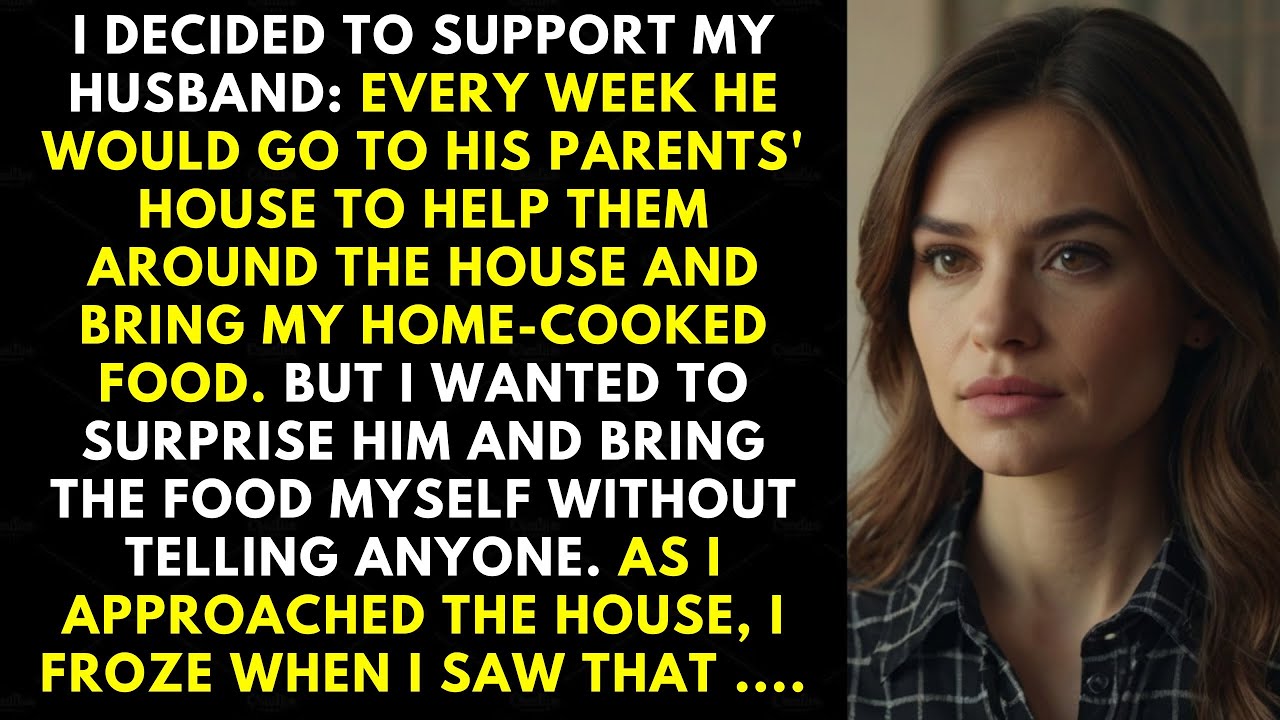 I brought groceries to my in-laws to support my husband—then froze as I saw what was at the house…