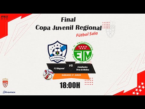 FINAL Copa Juvenil Regional RFFM Fútbol Sala 22/23 | F.S. DIAGONAL "A" - ESTUDIANTES TIRSO DE MOLINA