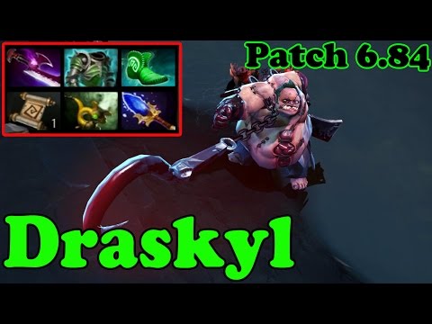 Dota 2 - Patch 6.84 - Draskyl Plays Pudge vol 4# - Pub Match Gameplay