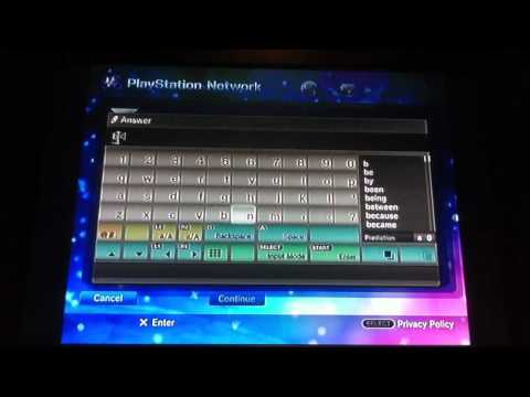 create playstation 3 id