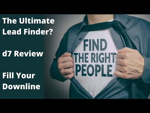 d7 Leadfinder Review - B2B leads found simply and easily