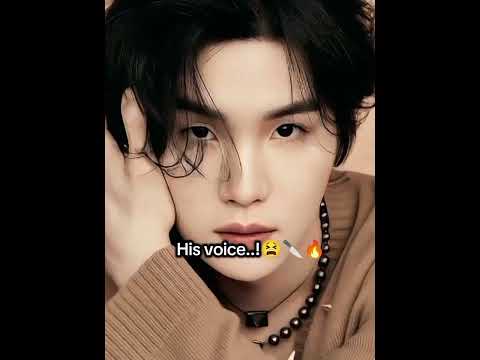 his voice..!😫🔪🔥 #bts #suga #yoongi #btsarmy #jeonsjagiya #shorts #fypシ゚viral @BTS