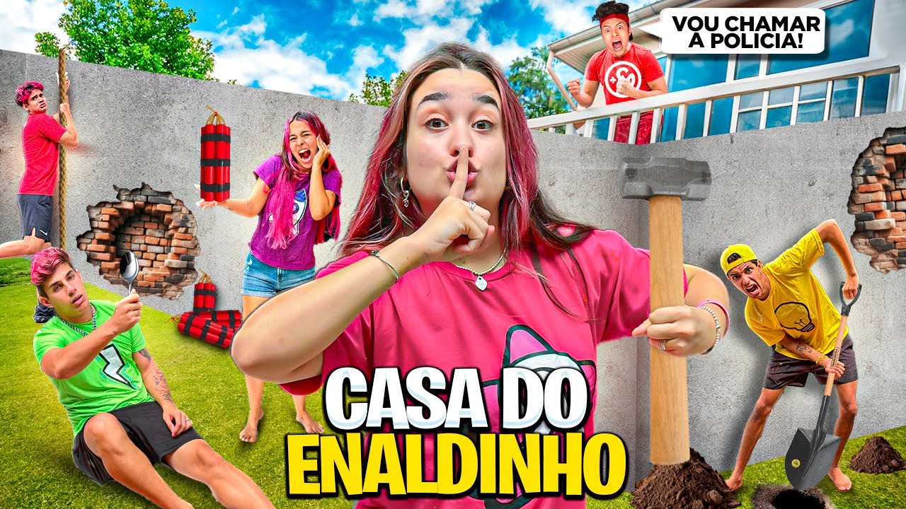 INVADIMOS A MANSÃO NOVA DO ENALDINHO *Ele surtou ?